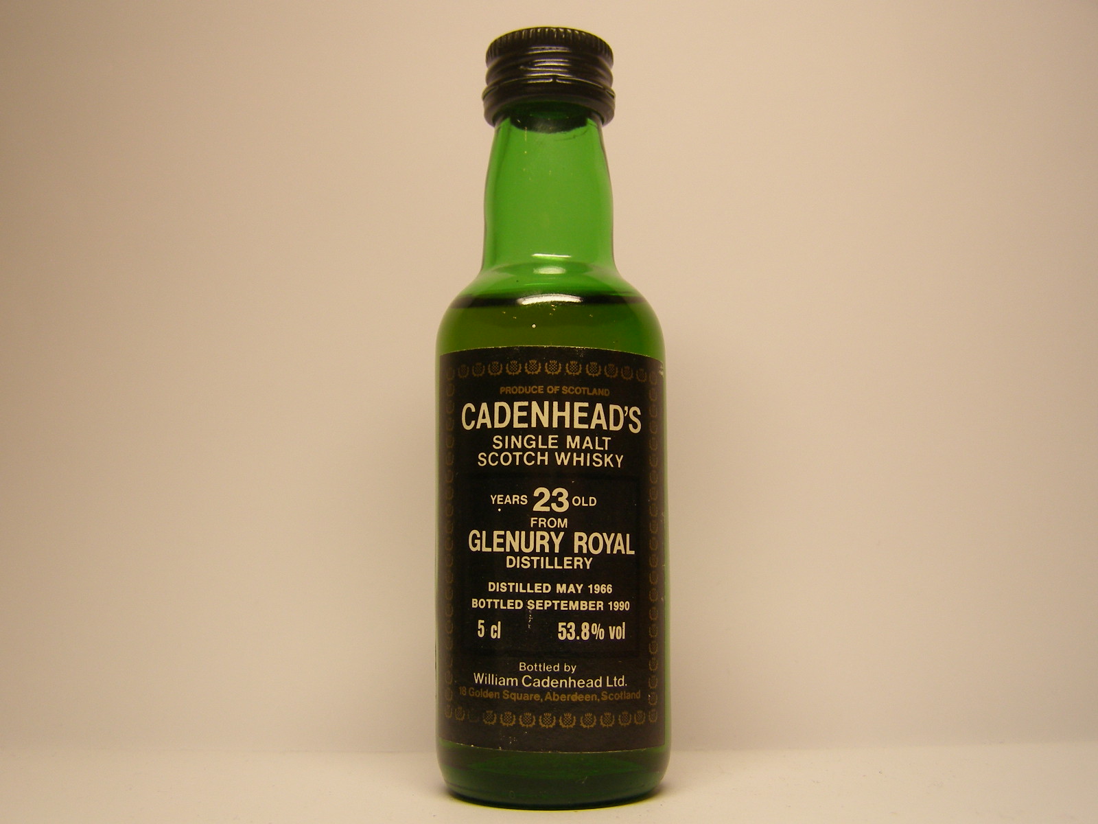 SMSW 23yo 1966-1990 "Cadenhead´s" 5cl 53,8%vol